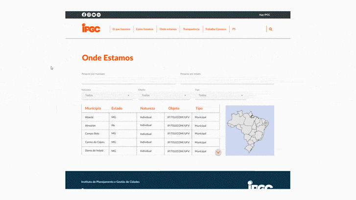 Busca de Dados Desktop - IPGC