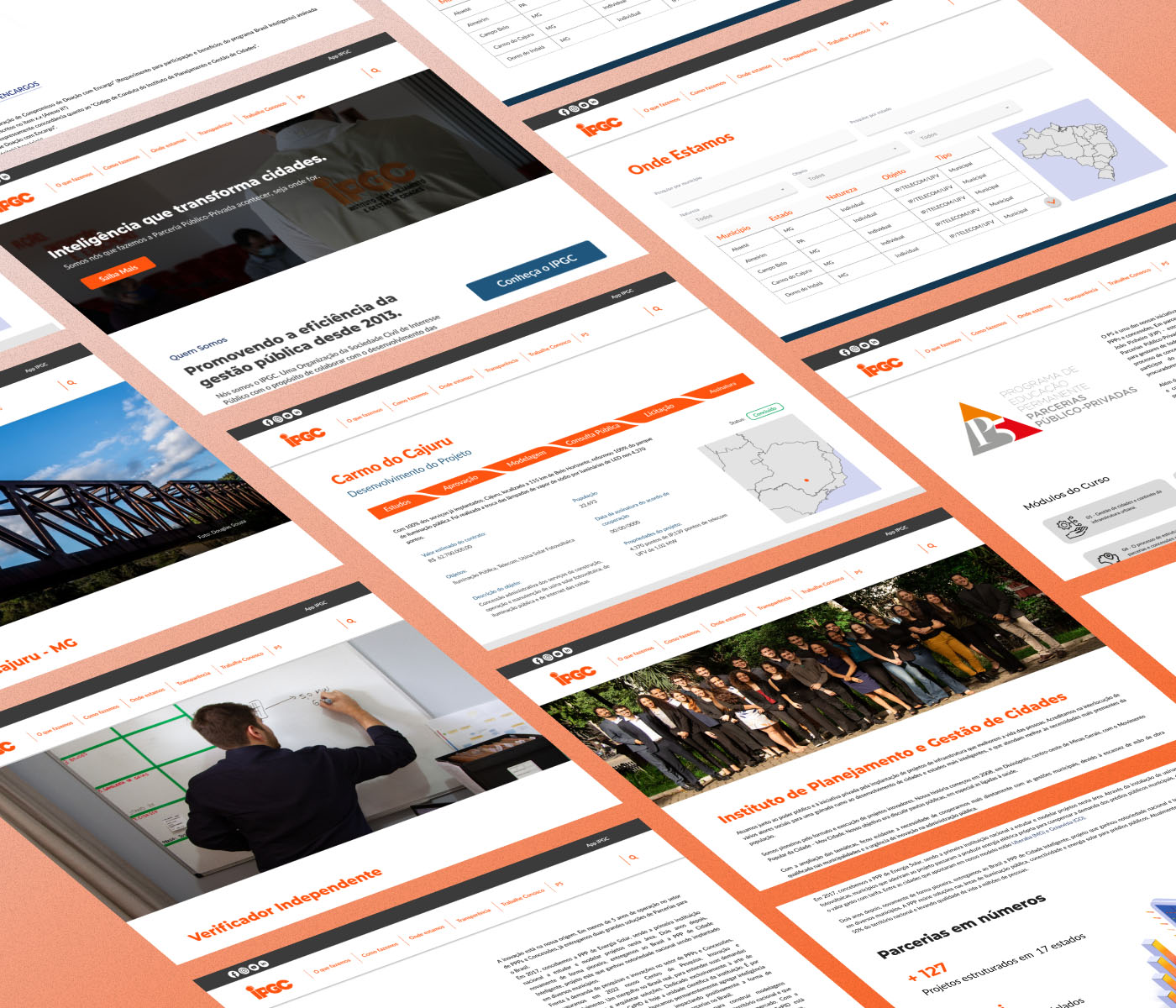 IPGC web mockup