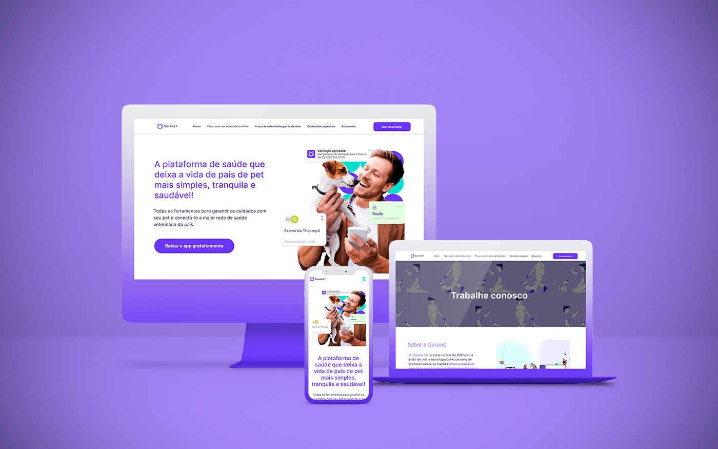 Guiavet Pet APP telas