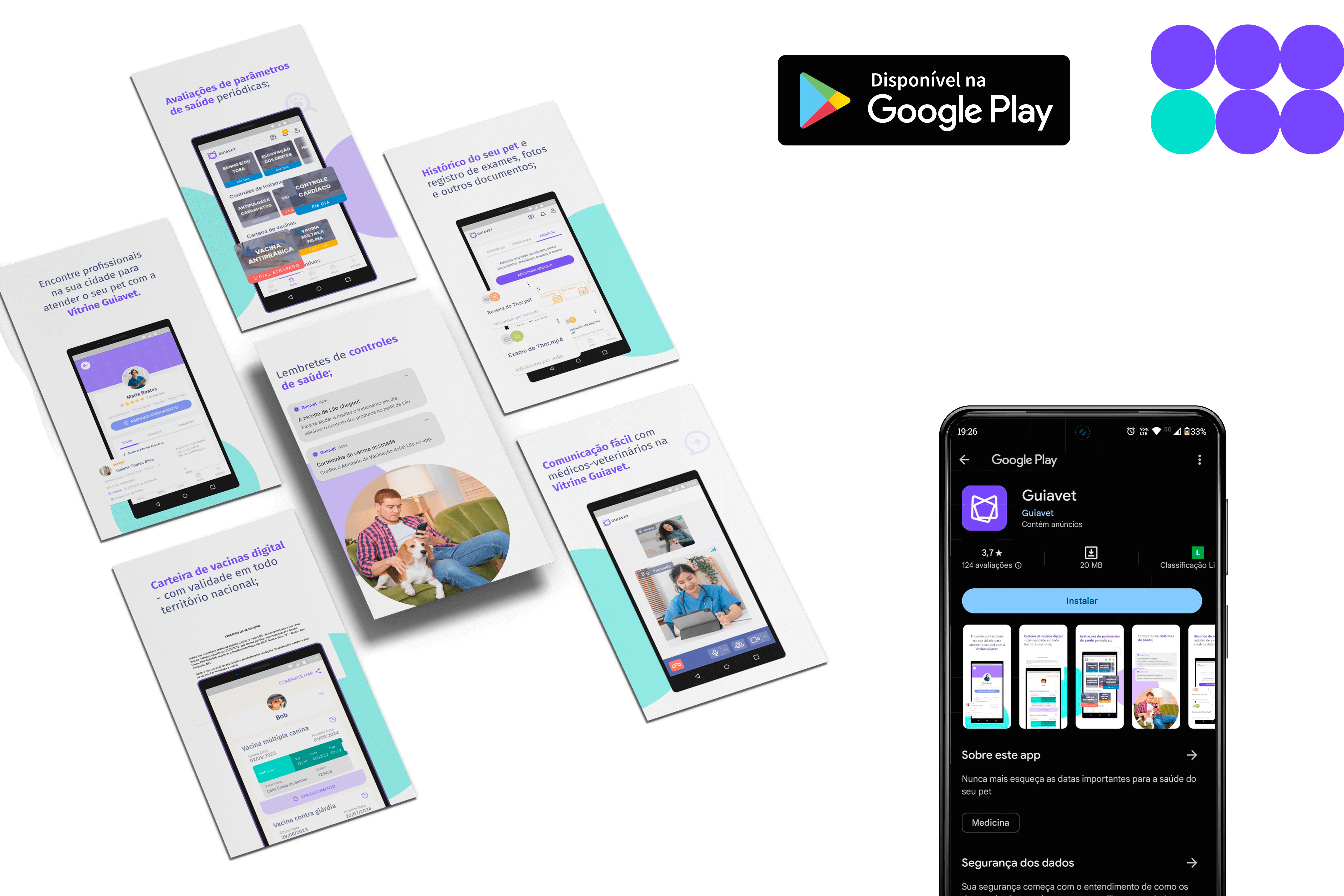 Capas APP Guiavet Google Play Celular