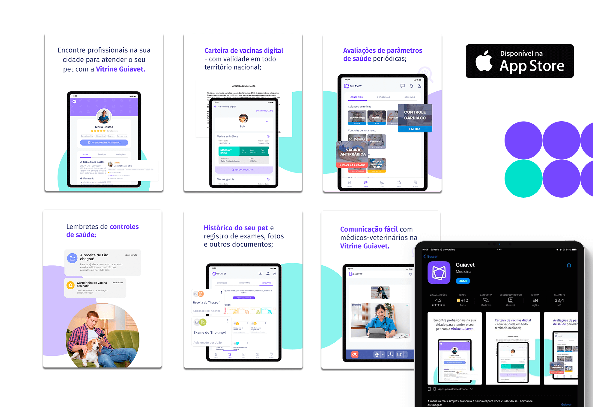 Capas APP Guiavet IOS Ipad