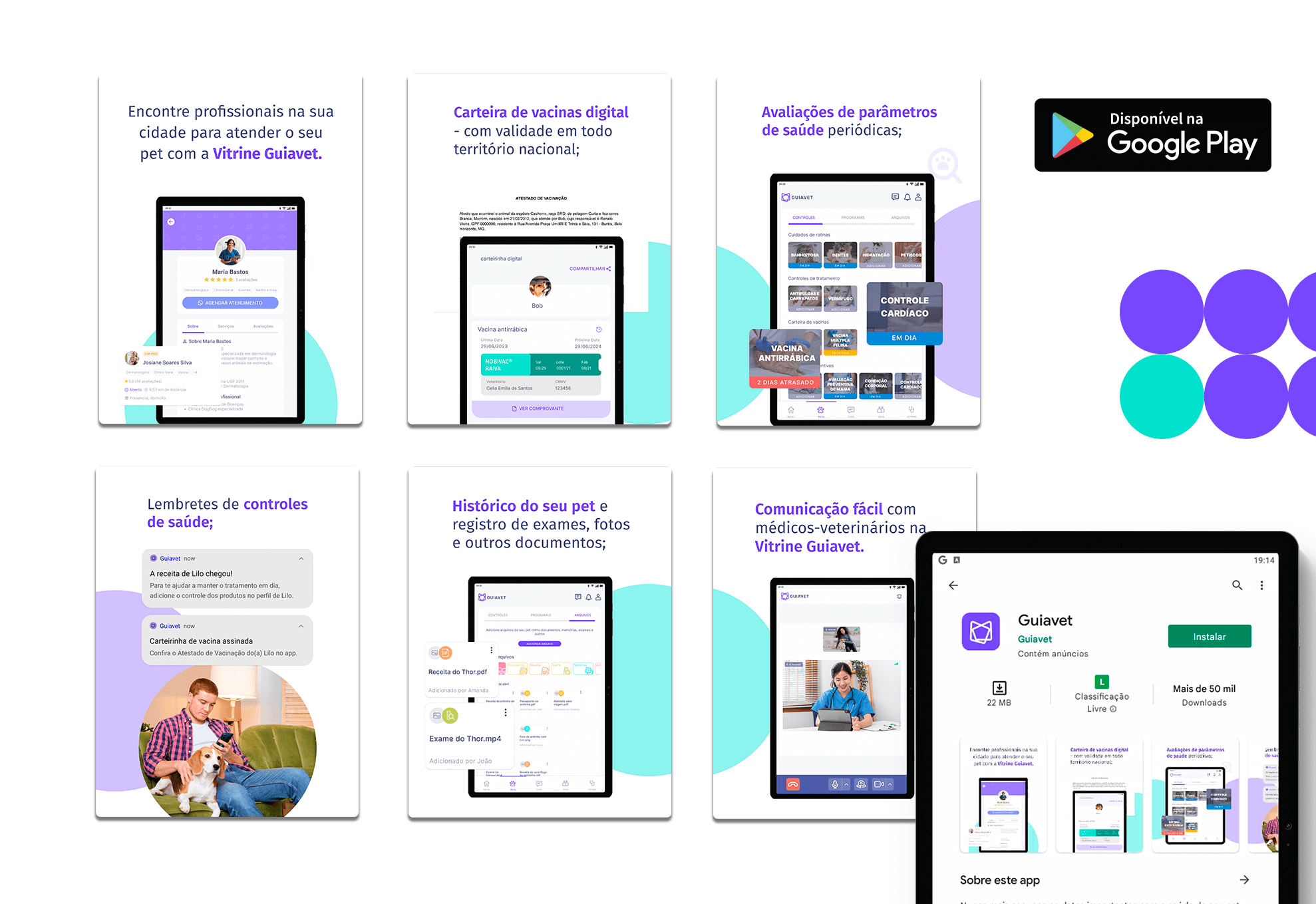 Capas APP Guiavet Google Play Tablet